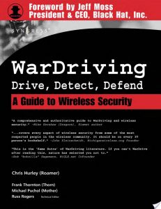WarDriving: Drive, Detect, Defend
